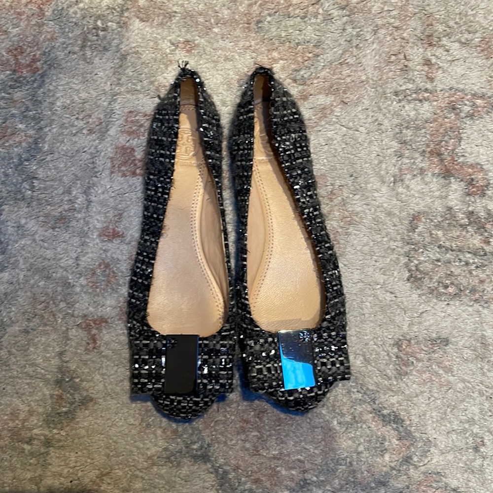 NWOT Tory Burch Flats Tweed size 6.5
